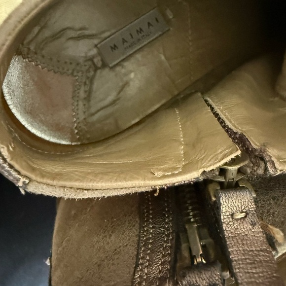 MaiMai gold high top sneakers - Picture 8 of 9